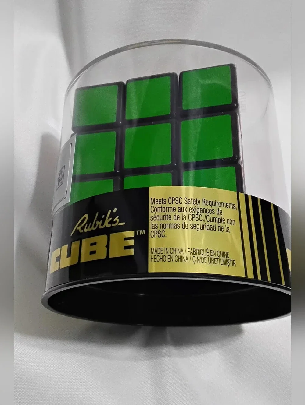Rubik's Cube 50th Anniversary LTD Edition Gold Color Side with Case Sealed